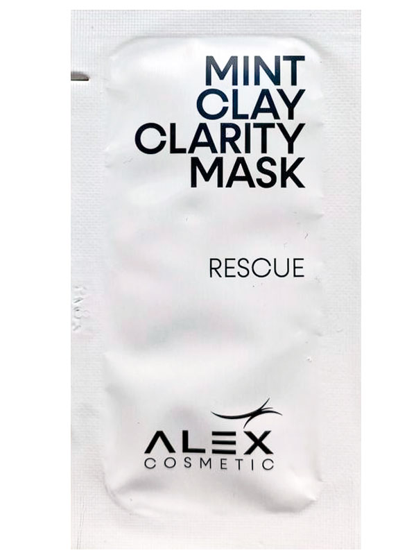 Mint Clay Clarity Mask пробник 1,5 мл. Очищающая маска Alex Cosmetic
