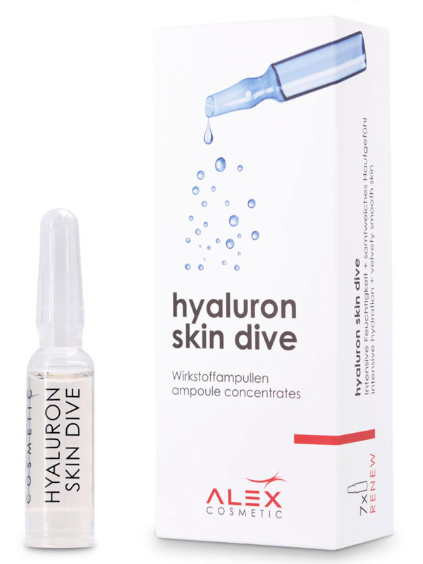 Купить сыворотку с гиалуроновой кислотой  hyaluron skin dive 10,5мл с доставкой в официальном интернет-магазине косметики Alex Cosmetic
