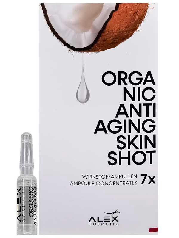 Купить сыворотку для омоложения  organic anti-aging skin shot 10,5мл с доставкой в официальном интернет-магазине косметики Alex Cosmetic