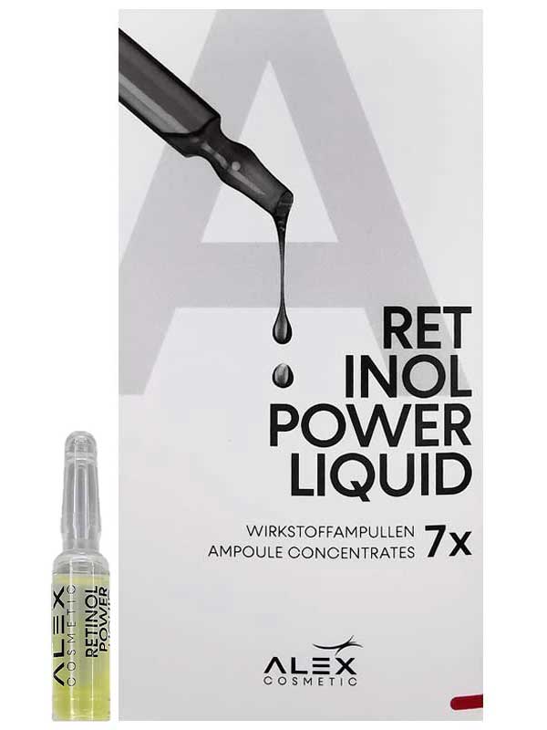 retinol power liquid 7x  10,5 мл. Ретиноловая энергетическая ампульная сыворотка